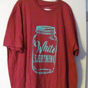 White Lightning Tee Size 3x